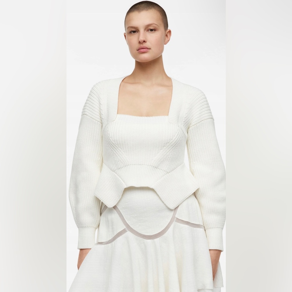 ZARA ASYMMETRICAL SWEATER LIMITED EDITION SIZE M REF. 6771/031 - Picture 2 of 7